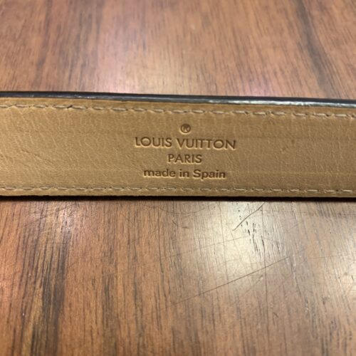 Louis Vuitton Cintura in Pelle Nera