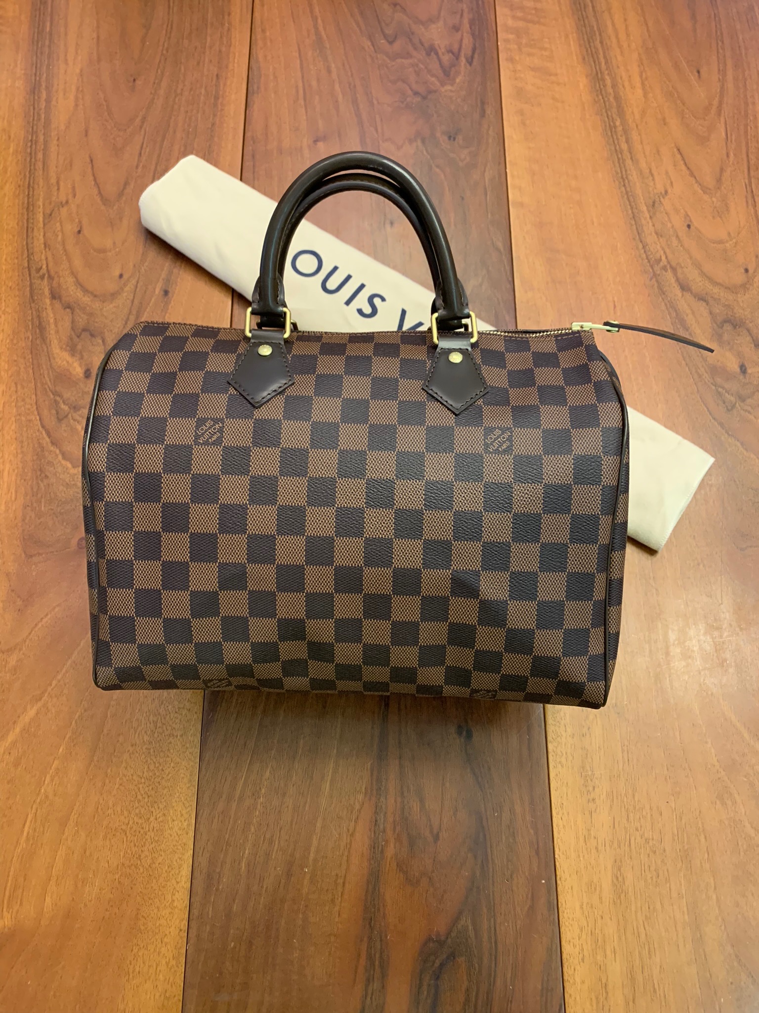 Louis Vuitton Speedy 30 Damier Ebene